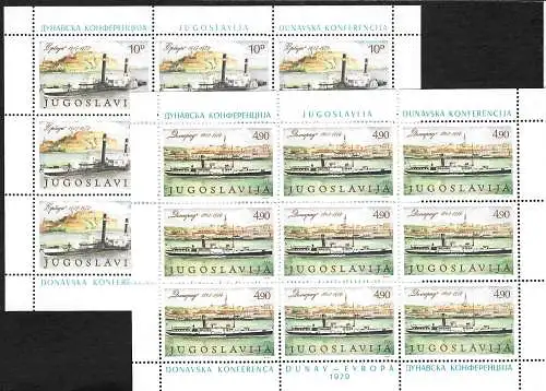 Jugoslawien 1979: Dunavska Konferencija, #1816-1817, **, Donaukonferenz