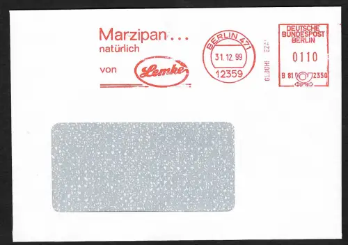 Bund 1999: Freistempel Marzipan natürlich, Berlin