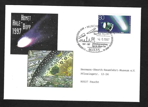 Bund 1997: Komet Hale-Bopp von München an Herman-Oberth-Raumfahrt Museum