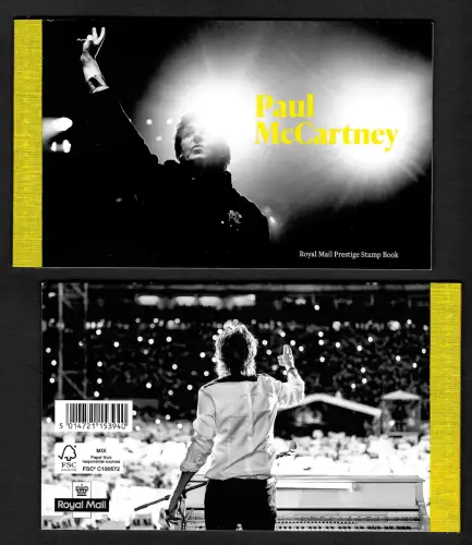 GB: Special stamps booklet: Paul McCartney, mnh