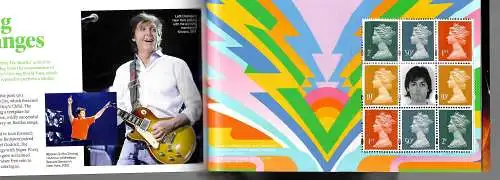 GB: Special stamps booklet: Paul McCartney, mnh