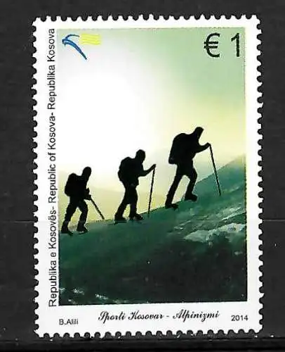 Kosovo 2014: Bergwandern, postfrisch