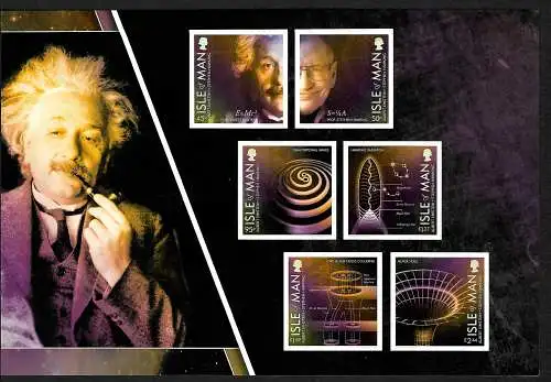 Isle of Man: 100 Jahre Relativitätstheorie, Albert Einstein, postfrisch