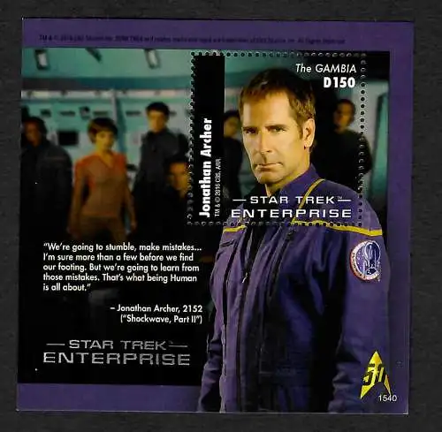 Gambia 2016: Star Trek Enterprise: Jonathan Archer, postfrisch