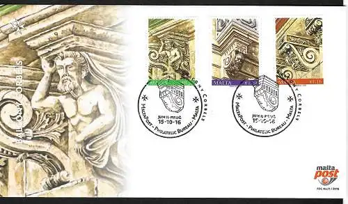 Malta 2016: Maltesische Balkone, FDC