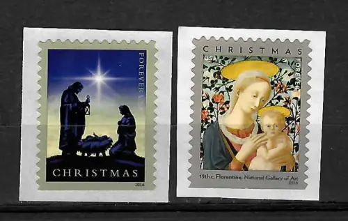 Forever USA 2016: Christmas - Florentine National Gallery of Art, mnh