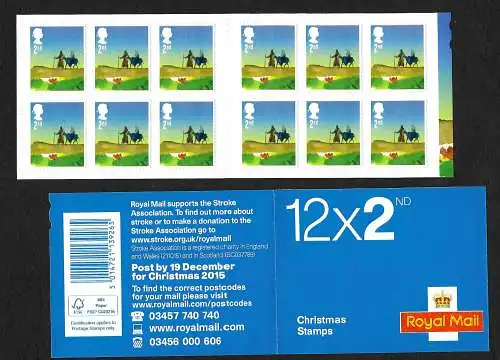 GB 2015: christmas - Stroke Association, mnh, 2nd