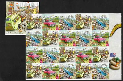 Australien: Road Trip Australia, Markenheftchen, mnh