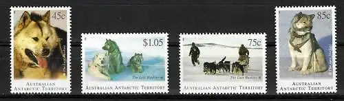 Australian Antarctic Territory: Schlittenhund, #98-101, **