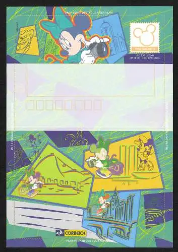Brasilien: Aerograma 1x Modelo 1 - Disney - #46