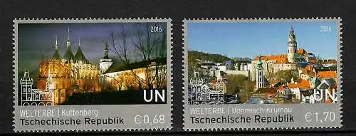 UNO Wien: Tschechische Republik 2016: UN: Welterbe Böhmisch-Krumau, **