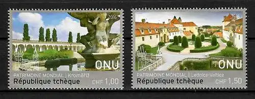 UNO Genf: Tschechische Republik 2016: UN: Welterbe Böhmisch-Krumau, **