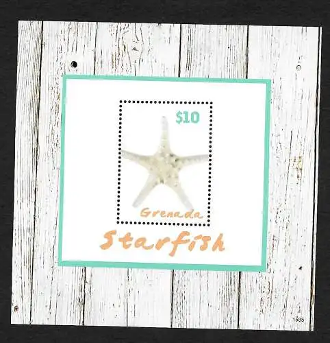 Grenada: Starfisch - Seestern, postfrischer Block **