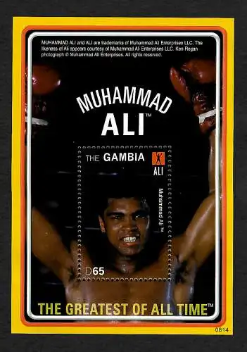 Gambia: Muhammad Ali, The greatest of all time, mnh