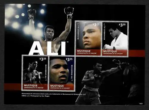 Grenadines of St. Vincent - Mustique: Muhammad Ali, The greatest of all time