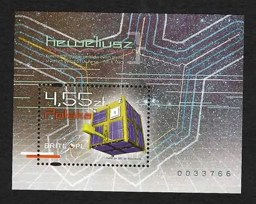 Polen 2013: Forschungssatellit Heweliusz, #4621, Block #217, **