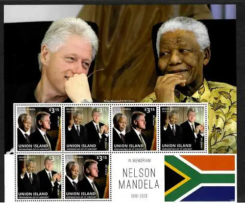 Grenadines of St. Vincent-Union Island-2013: Nelson Mandela, mnh