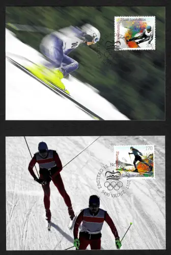 Liechtenstein 2017: Olympiade: Langlauf, Abfahrt - Ski, Maximumkarten