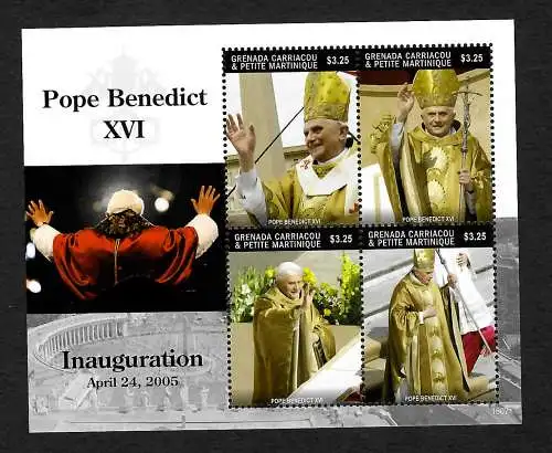 Grenada/Martinique 2005: Pope Benedict XVI, Inauguration **