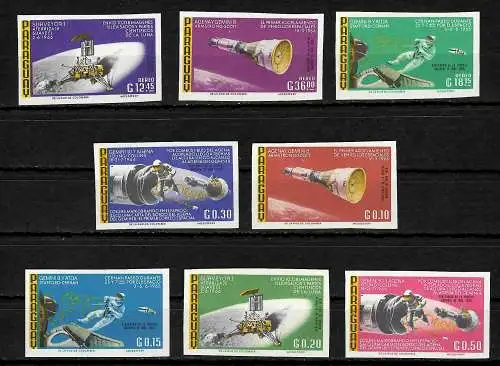 Paraguay: Amerikanische Raumfahrt, ungezähnt, #1319-26
