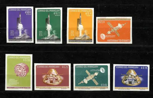 Paraguay: Amerikanische Raumfahrt, ungezähnt, #1319-26