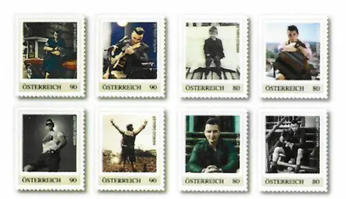 Österreich: Andreas Gabalier, CD und 8 Briefmarken, postfrisch