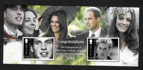 Isle of Man 2010: Royal Wedding, postfrisch