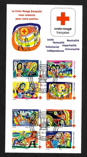 Frankreich 2017: Rotes Kreuz - Croix Rouge, gestempelt Boulazac