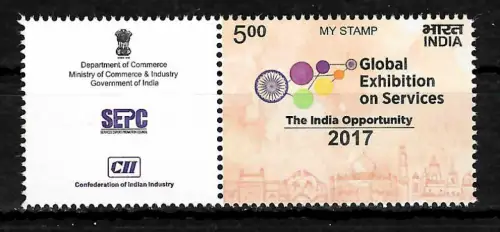 Indien 2017: Global Exhibition on Services,  **