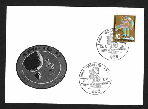 Bund: Apollo 14, Institut für Weltraumforschung Bochum, 1971