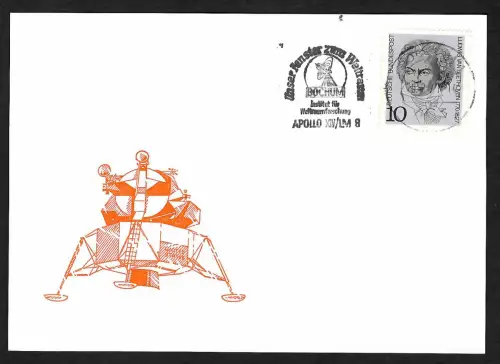 Bund: Apollo 14,Institut für Weltraumforschung, Bochum, Beleg 1971