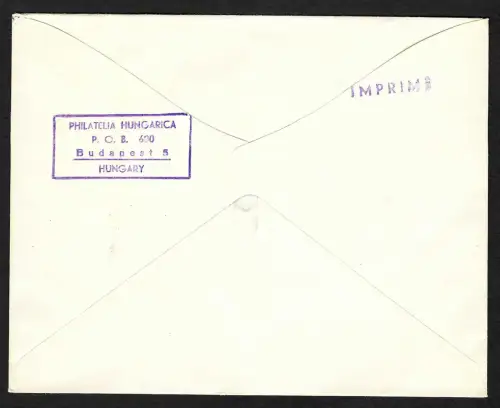 Ungarn: Apollo 15, Mondlandung, 1969, Block 93A, FDC, Einschreiben