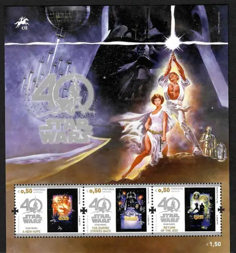 Portugal 2017: 40 Star wars, The empire strikes back, Return of the Jedi **