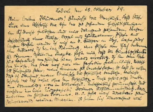 Generalgouvernement GG: Postbeauftragter des RPM beim Militärbefehlshaber Lodz