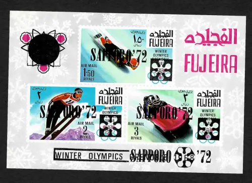 Fujeira 1968: Winter Olympics Sapporo 1972, Block **
