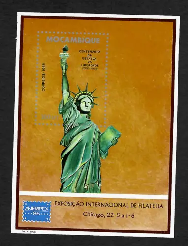 Mocambique 1986: 100 Jahre Freiheitsstatue, **