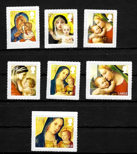 GB 2013: Christmas, Madonna mit Kind, Weihnachten, postfrisch
