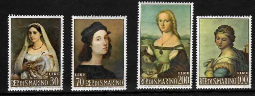 San Marino: Gemälde, postfrisch