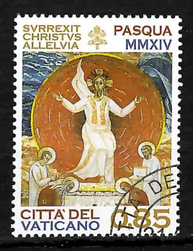 Vatikan 2014: Ostern, #1794, gestempelt
