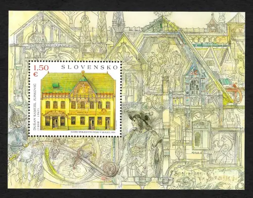 Slowakei 2015: Architektur Dusan Samuel jurkovic, postfrisch