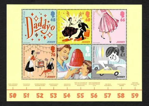 Jersey 2014: Die 50er Jahre, the fifties, postfrisch