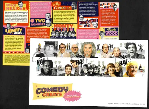 GB 2015: Comedy Greats, Britische Komiker, FDC