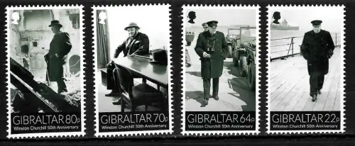 Gibraltar 2015: Winston Churchill, 50th Anniversary, mnh - postfrisch