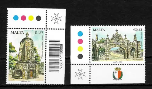 Malta 2015: 400 Jahre Wingacourt Water Tower, postfrisch