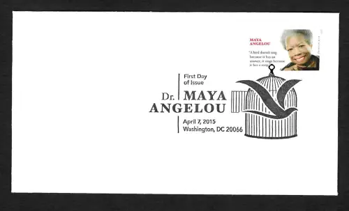 USA 2015: Dr. Maya Angelou, FDC
