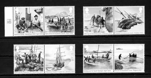 GB: Shackleton and Endurance Expedition, pack ice, Elephant Island, postfrisch