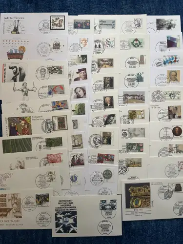 Bund: Konvolut von 50 FDCs aus 1984-1998 