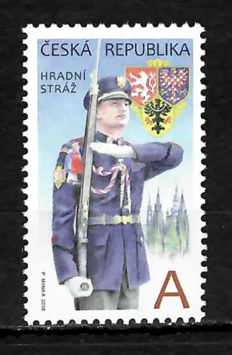 Tschechische Republik 2018: Prager Burgwache, postfrisch