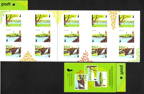 Finnland 2018: Nationale Stadtparks II, Markenheftchen- MH, postfrisch