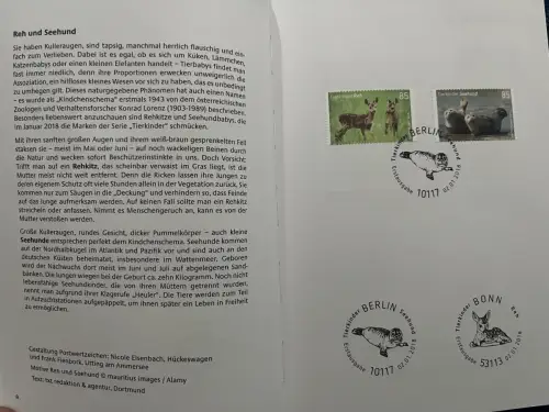 Bund: Gestempeltes Briefmarken Jahrbuch 2018 im Folder